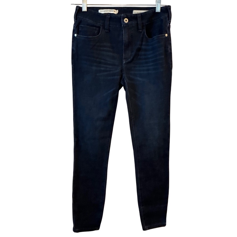 Pilcro by Anthropologie High Rise Denim Legging Jeans‎ Size 28 Dark Wash Stretch